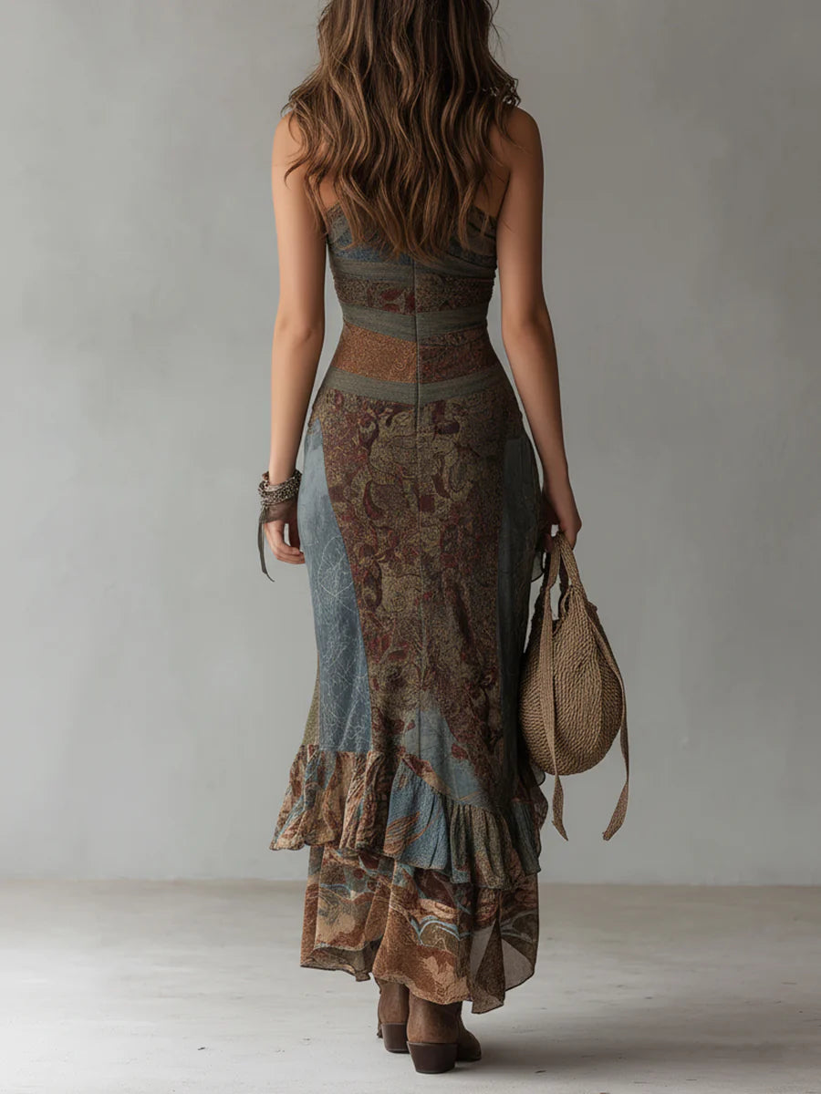 Vestido Largo Estilo Étnico Avelia