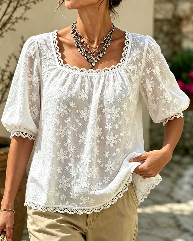 Blusa de EncajeAvelia