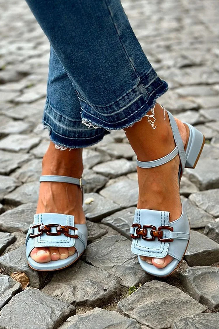 Azzurra | Sandalia con plataforma