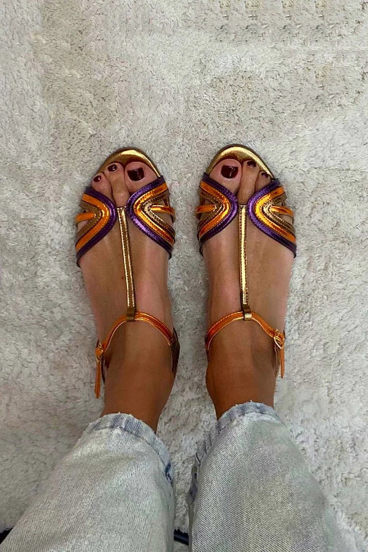 Viviana | Sandalias en tonos mediterráneos