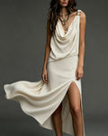 Vestido Pierna Descubierta