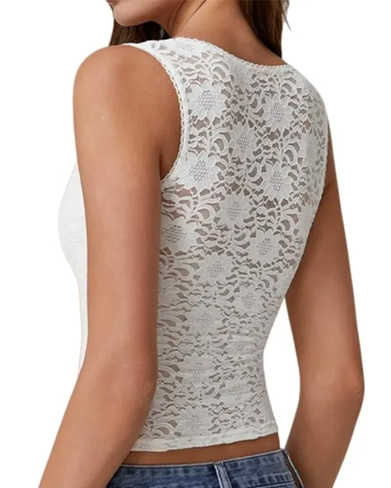 Top de Encaje Avelia