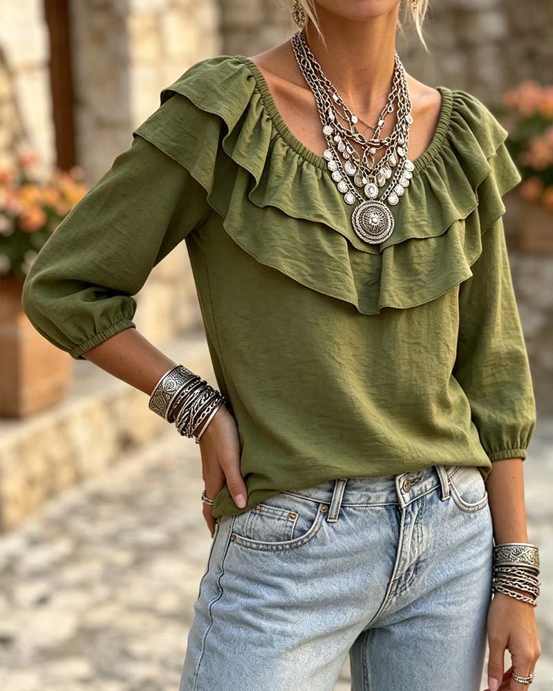 Blusa de Primavera Avelia