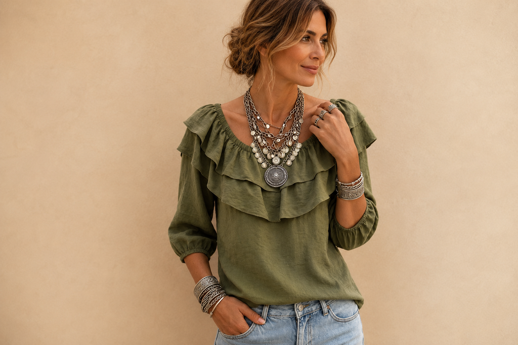 Blusa de Primavera Avelia