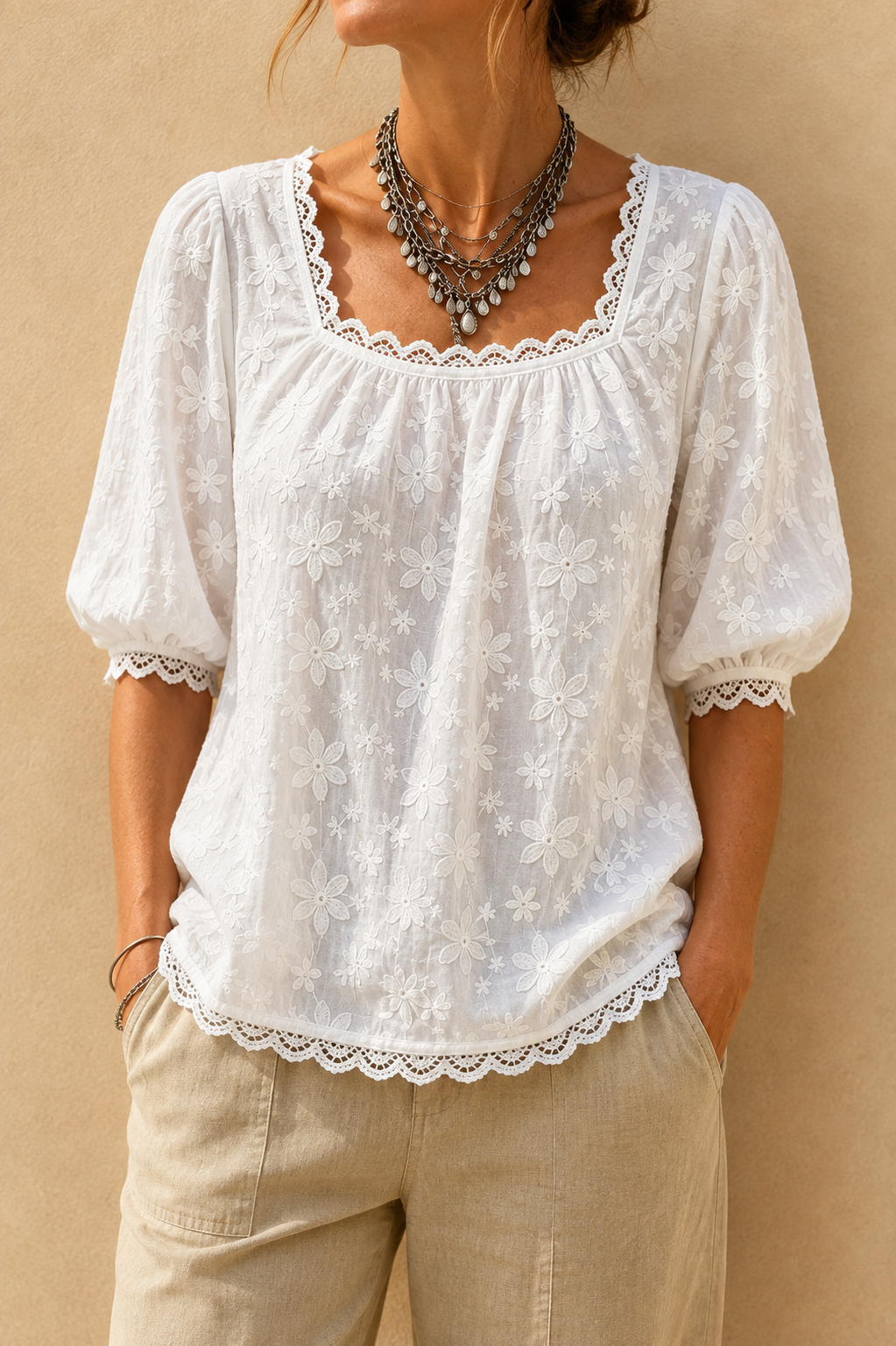 Blusa de EncajeAvelia