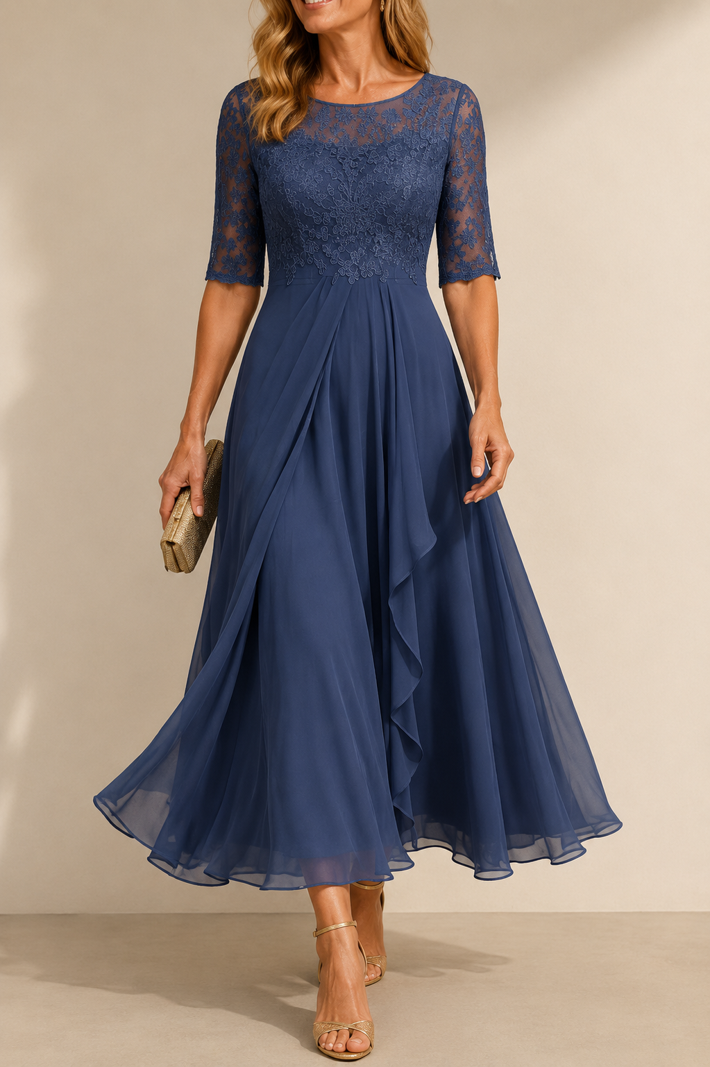 ROSE: EL VESTIDO MIDI DE ENCAJE QUE REALZA TU SILUETA
