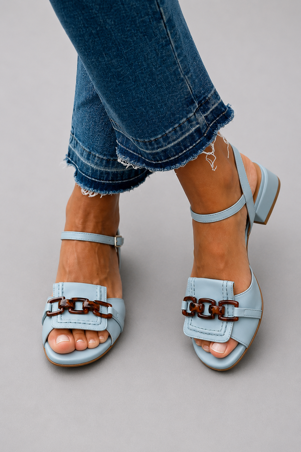 Azzurra | Sandalia con plataforma