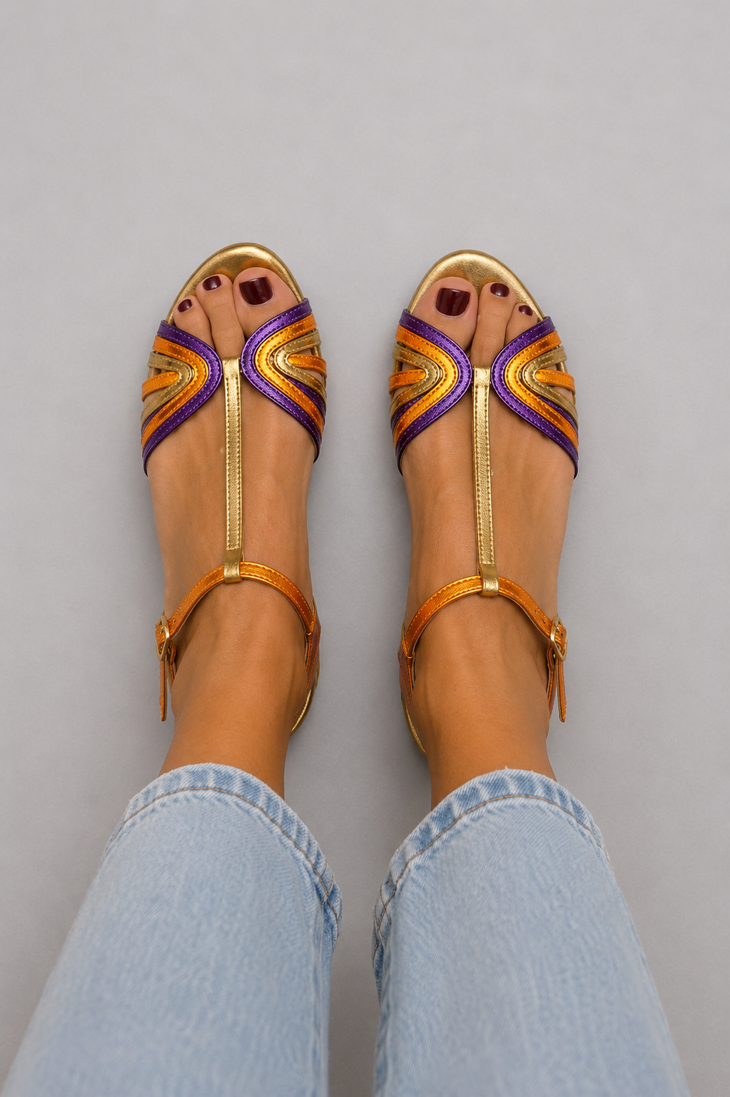 Viviana | Sandalias en tonos mediterráneos