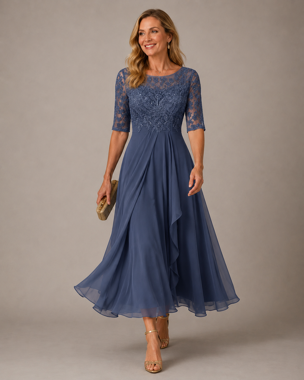 ROSE: EL VESTIDO MIDI DE ENCAJE QUE REALZA TU SILUETA