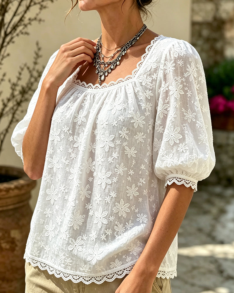 Blusa de EncajeAvelia