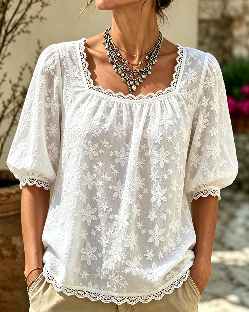 Blusa de EncajeAvelia