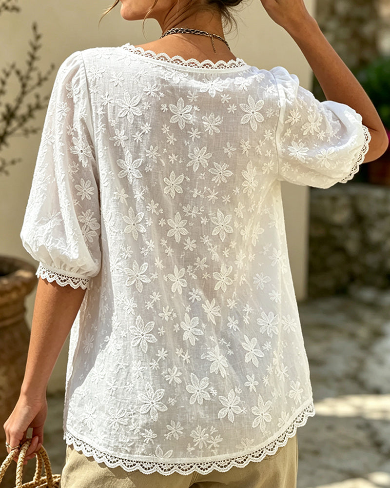 Blusa de EncajeAvelia